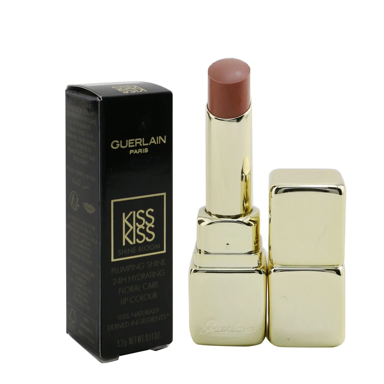 Guerlain KissKiss Shine Bloom Lip Colour - # 739 Cherry Kiss  3.2g/0.11oz