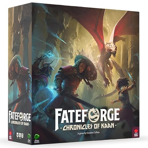 Fateforge Chronicles of Kaan - Strategy Board Game, App Story-Driven Co-Op Action Adventure, Fast-Paced Combat, Age 14+, 1-4 Players