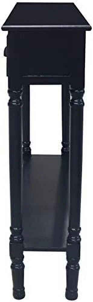 RUNFAYBIU Burlington Console Table with 3 Drawers  32-inch Tall  39 1/2-inch Wide  9-inch Deep  Sahara