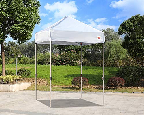 ABCCANOPY Pop Up Canopy - Outdoor Patio Portable Canopy Tent Heavy Duty for Backyard and Deck with 4 Sandbags(White, 10x10)