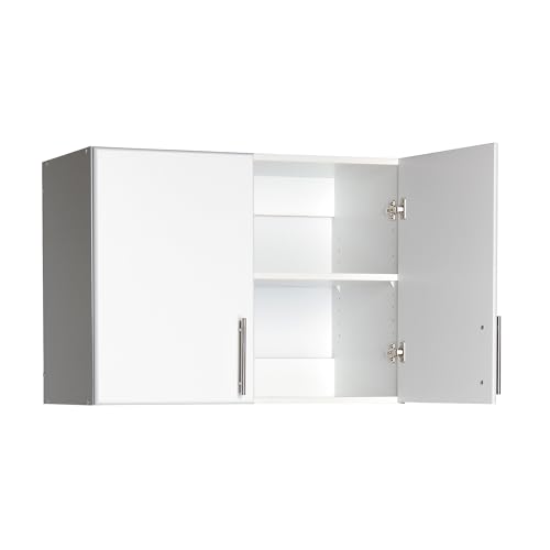 Prepac Elite 16 inch Stackable Wall Cabinet, Black