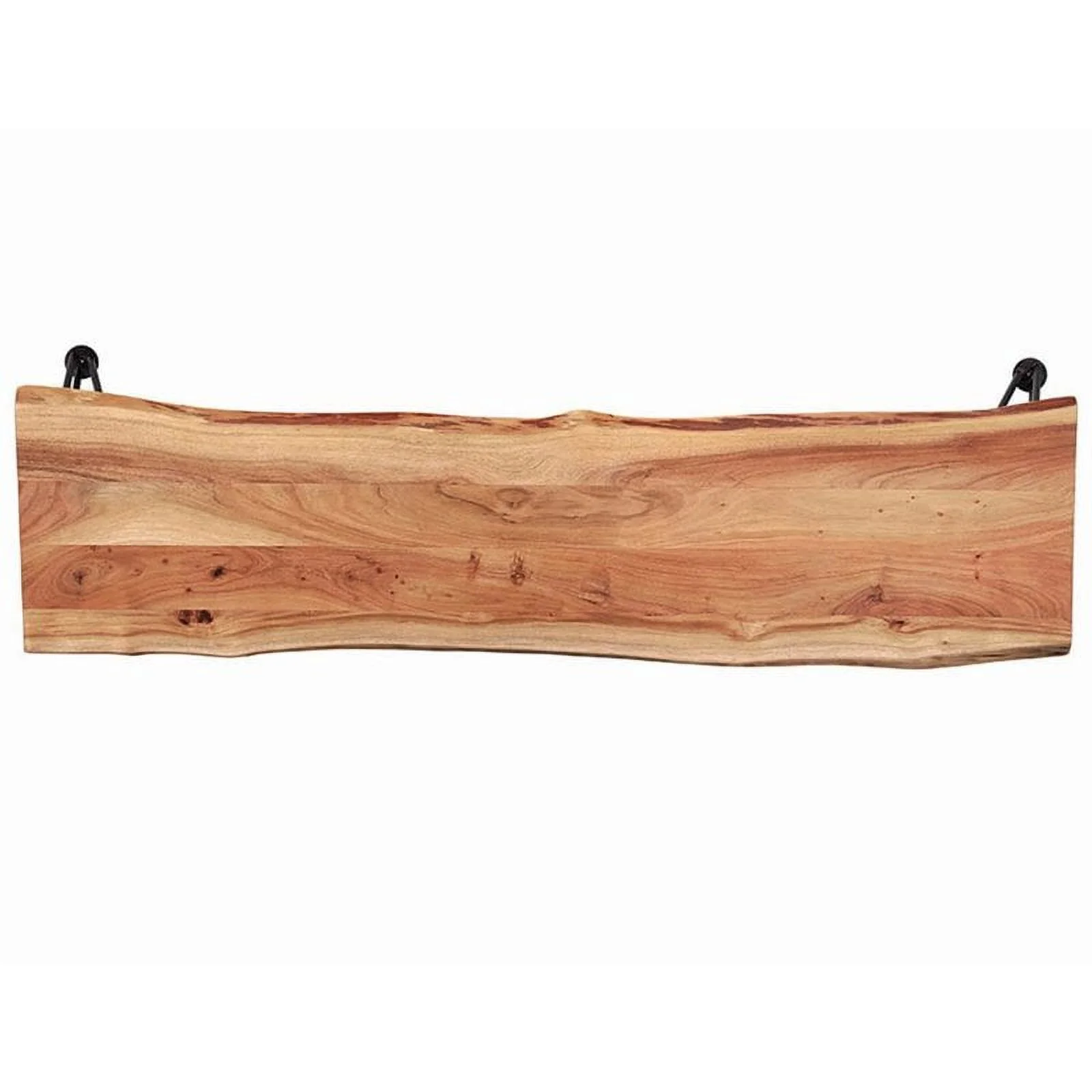 Stonecroft Furniture Sage Parkway Dining Bench in Natural and Gunmetal