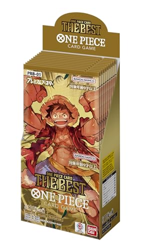 BANDAI ONE Piece Card Game Premium Booster ONE Piece Card The Best [PRB-01] (Box) 10 Pack