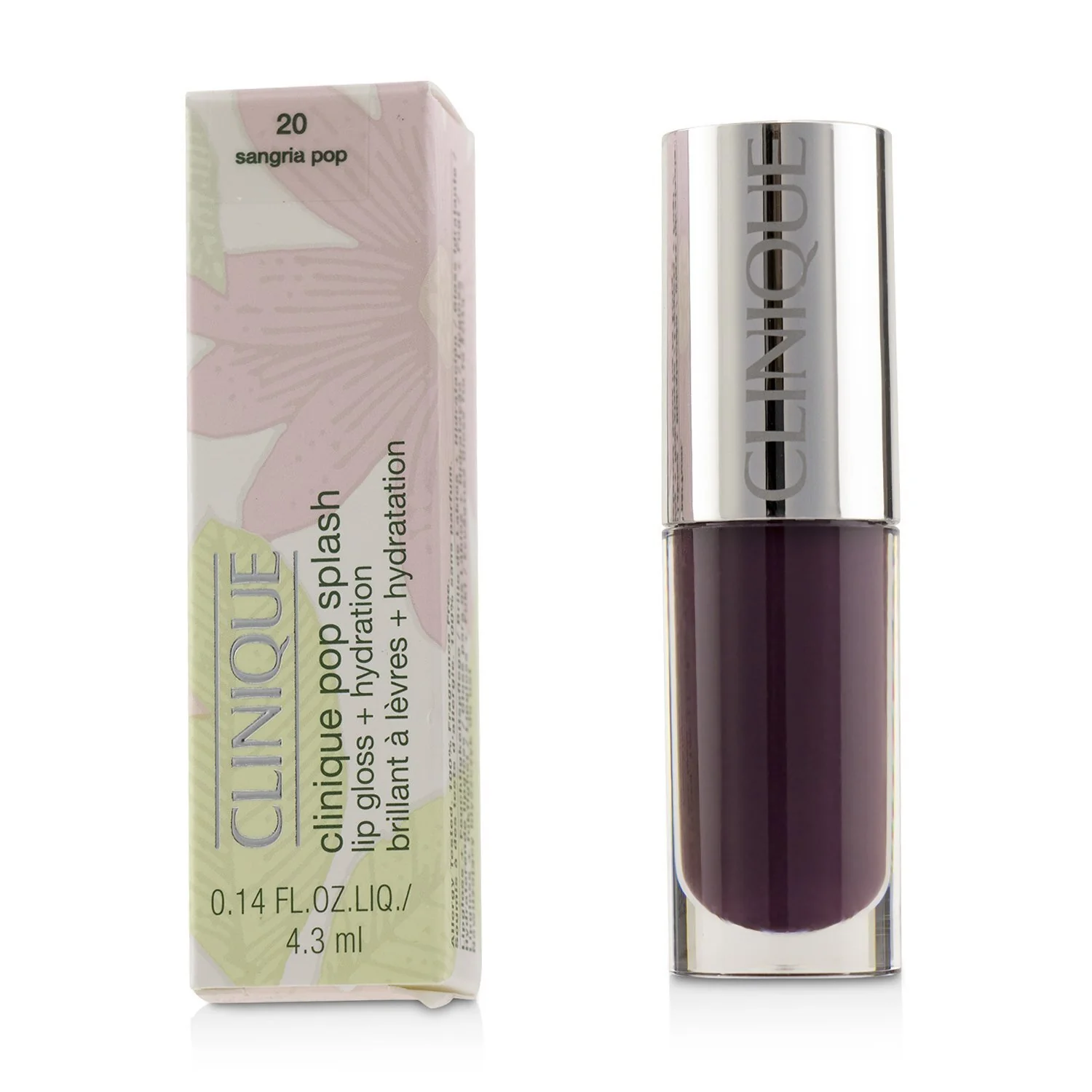 Clinique Pop Splash Lip Gloss + Hydration - # 13 Juicy Apple  4.3ml/0.14oz