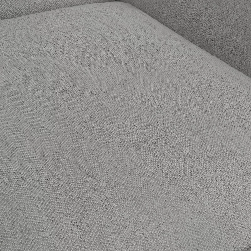 KOWO Upholstered Rolled Arm Accent Armchair gray