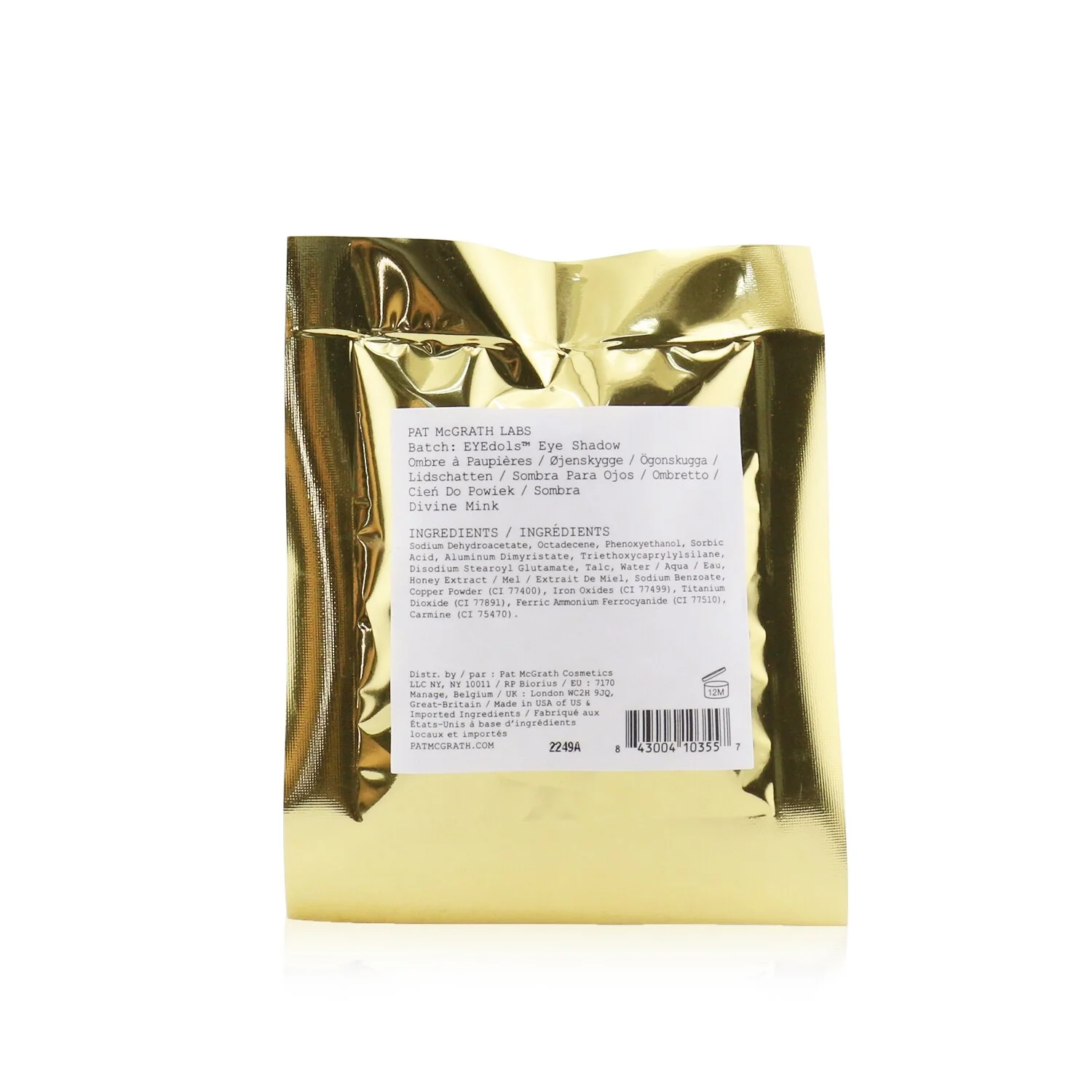 Pat McGrath Labs Eyedols Eye Shadow - # Deep Velvet (Deep Plum Brown Suede)  1.1g/0.04oz