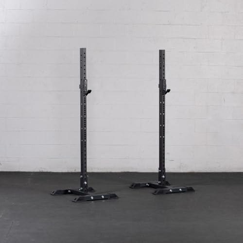 Titan Fitness T-3 Series Independent Squat Stand J-Hooks