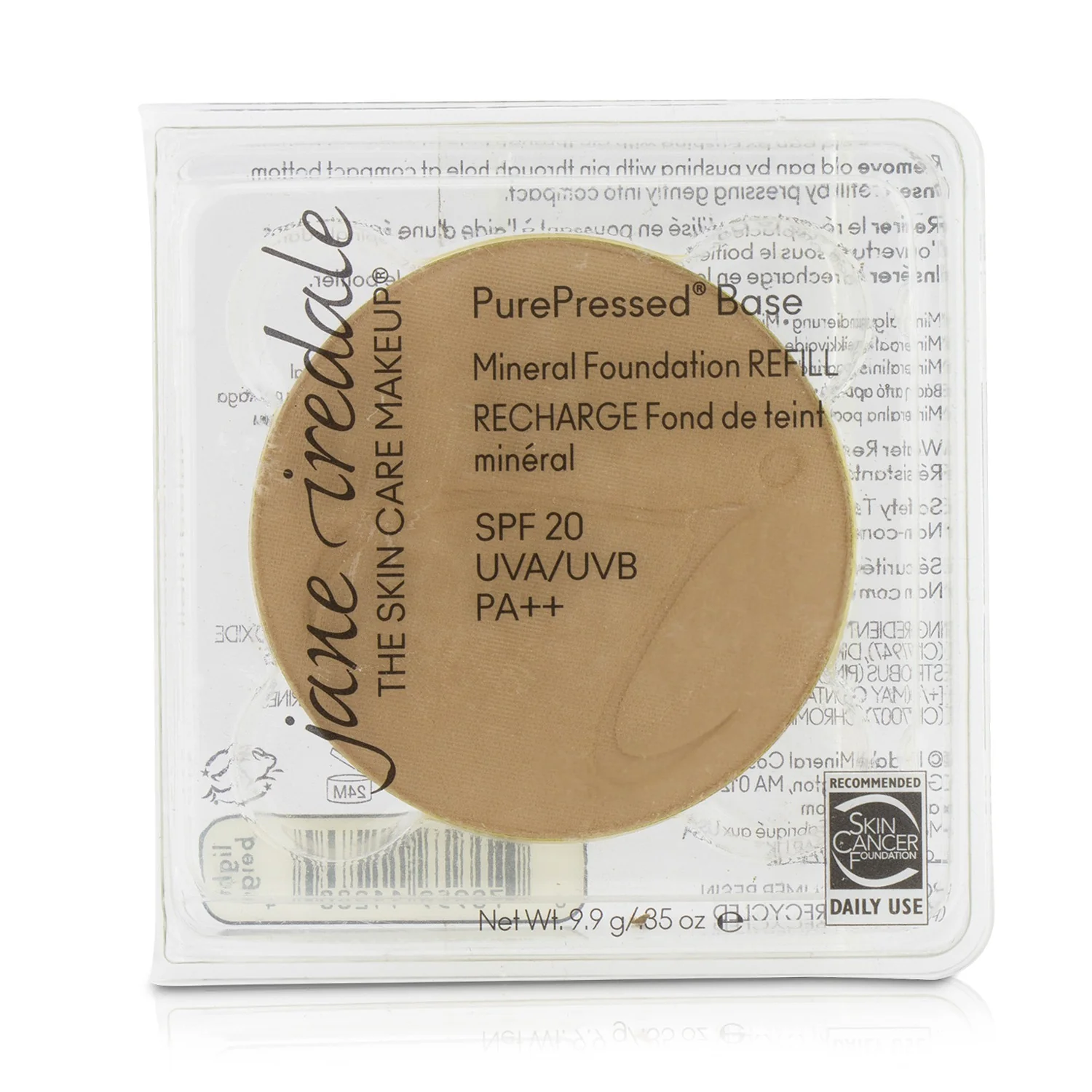 Jane Iredale PurePressed Base Mineral Foundation Refill SPF 20 - Bisque  9.9g/0.35oz