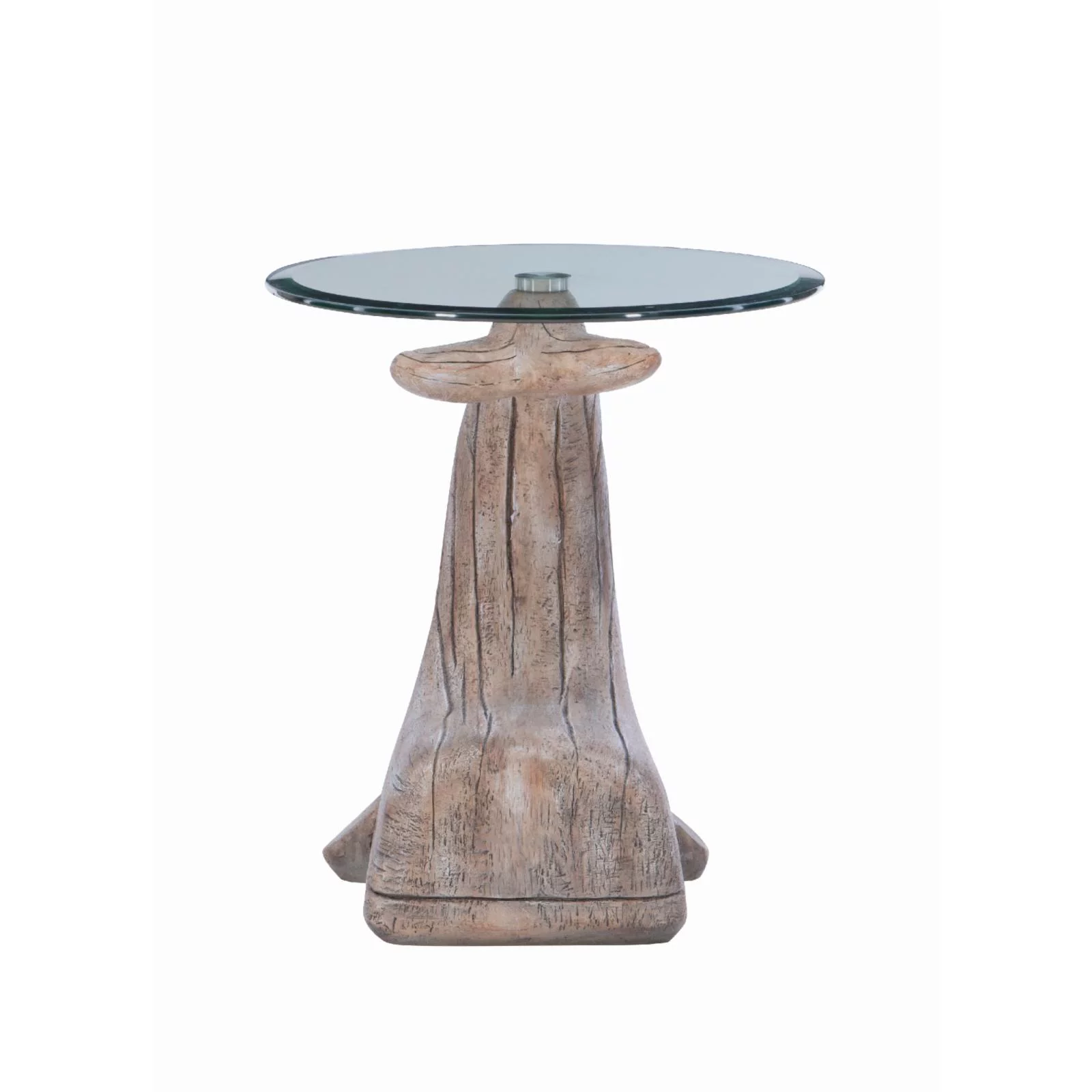 Powell Moby Whale Side Table - Distressed Natural Driftwood