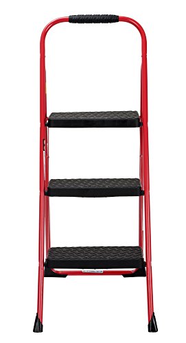 COSCO 2-Step Big Step, Steel Step Stool, Gray