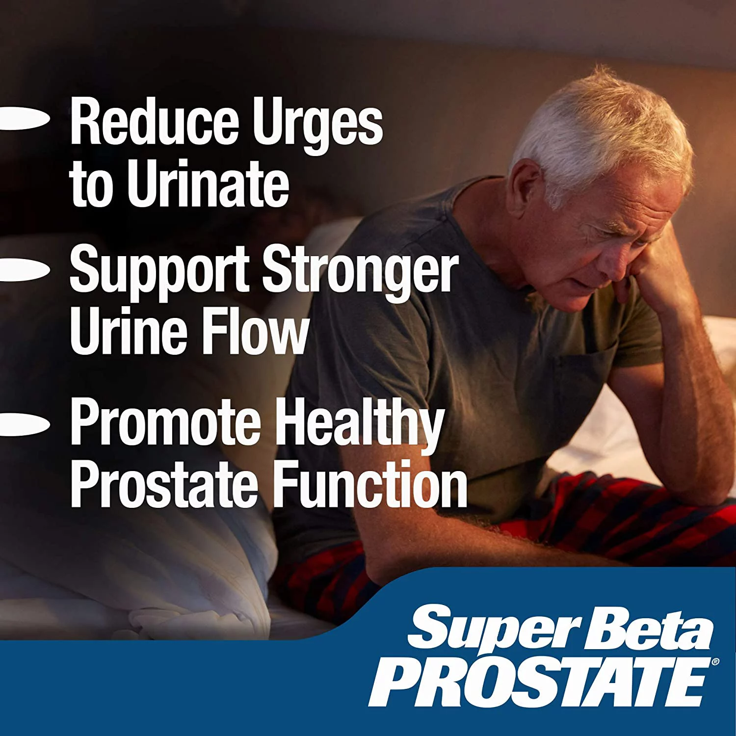 Super Beta Prostate Male Supplement with Beta-Sitosterol, 60 Chewable Tablets