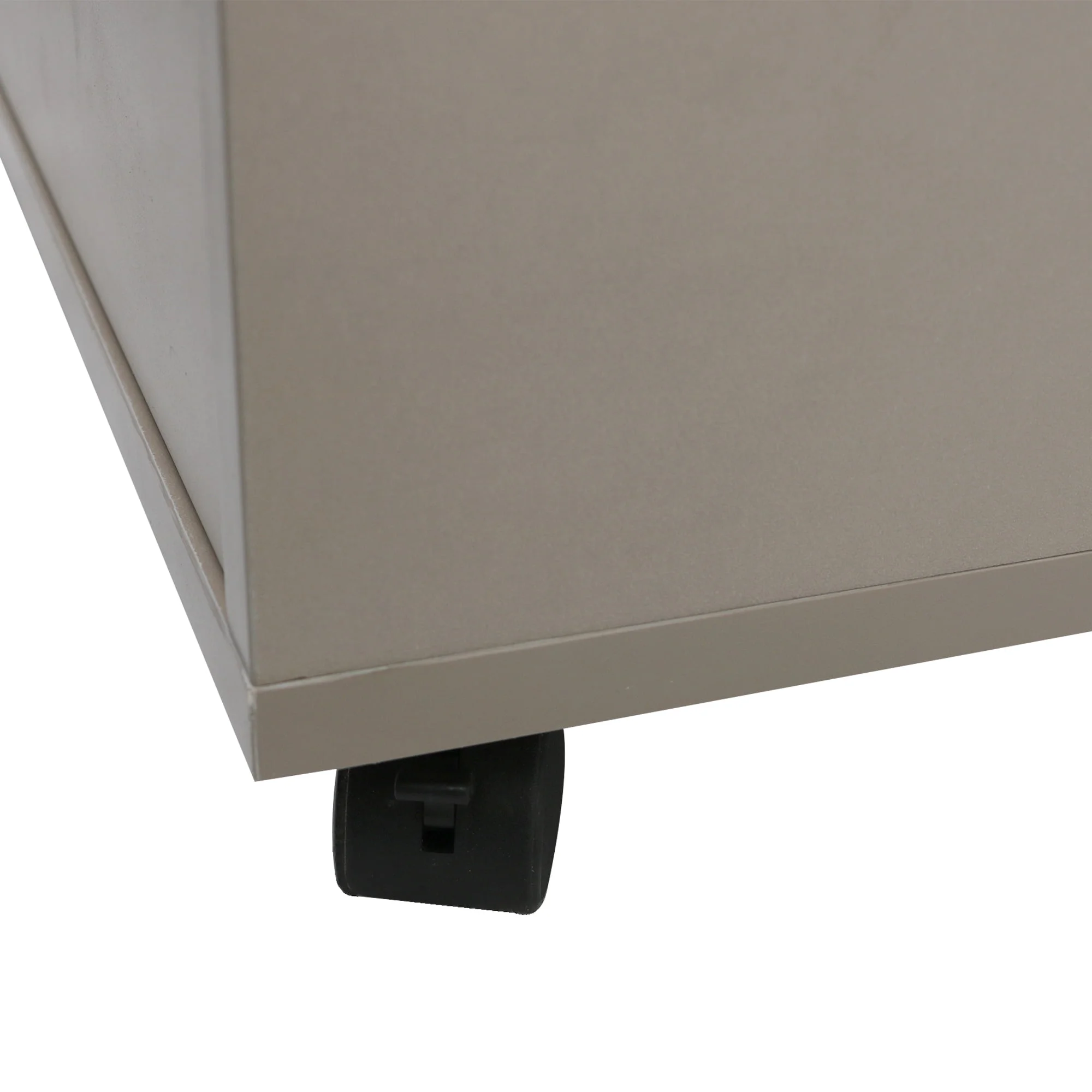 The filing cabinet has five drawers, a small rolling filing cabinet, a printer rack, an office locker, and an office pulley movable filing cabinet&nbsp; white Gray