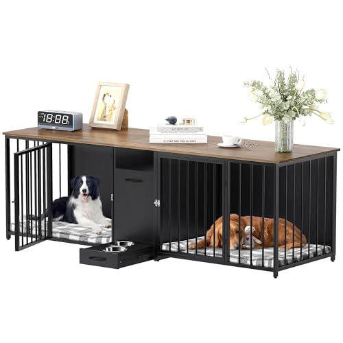 DWVO Double Dog Kennel Furniture, 80.2