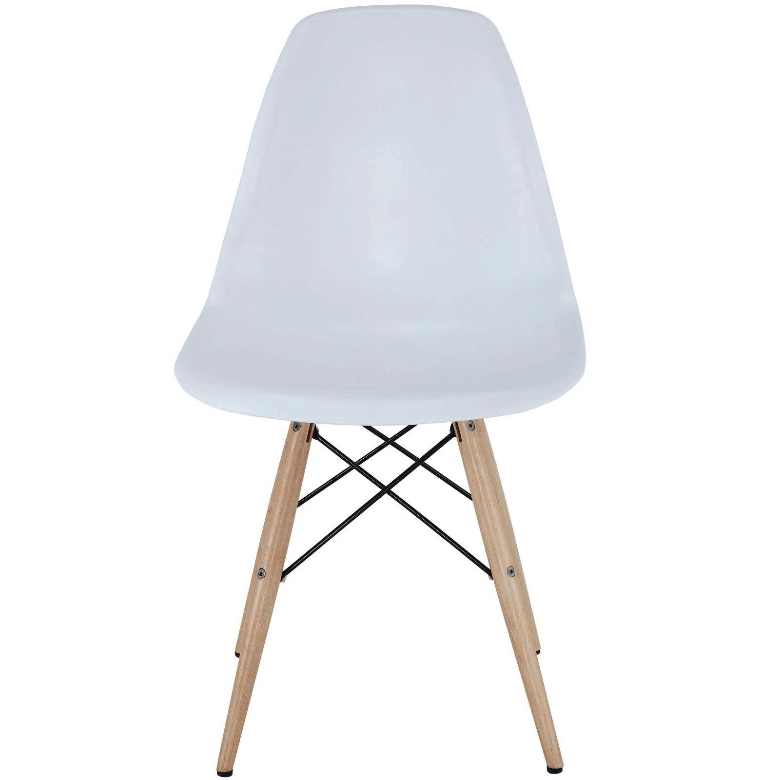 Modway Pyramid Dining Side Chair in White