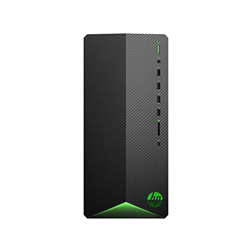 HP Pavilion Gaming Desktop PC - AMD 6-Core Ryzen 5 5600G Processor, AMD Radeon RX5500, 8GB RAM, 256GB PCIe NVMe SSD, Win 10 Home