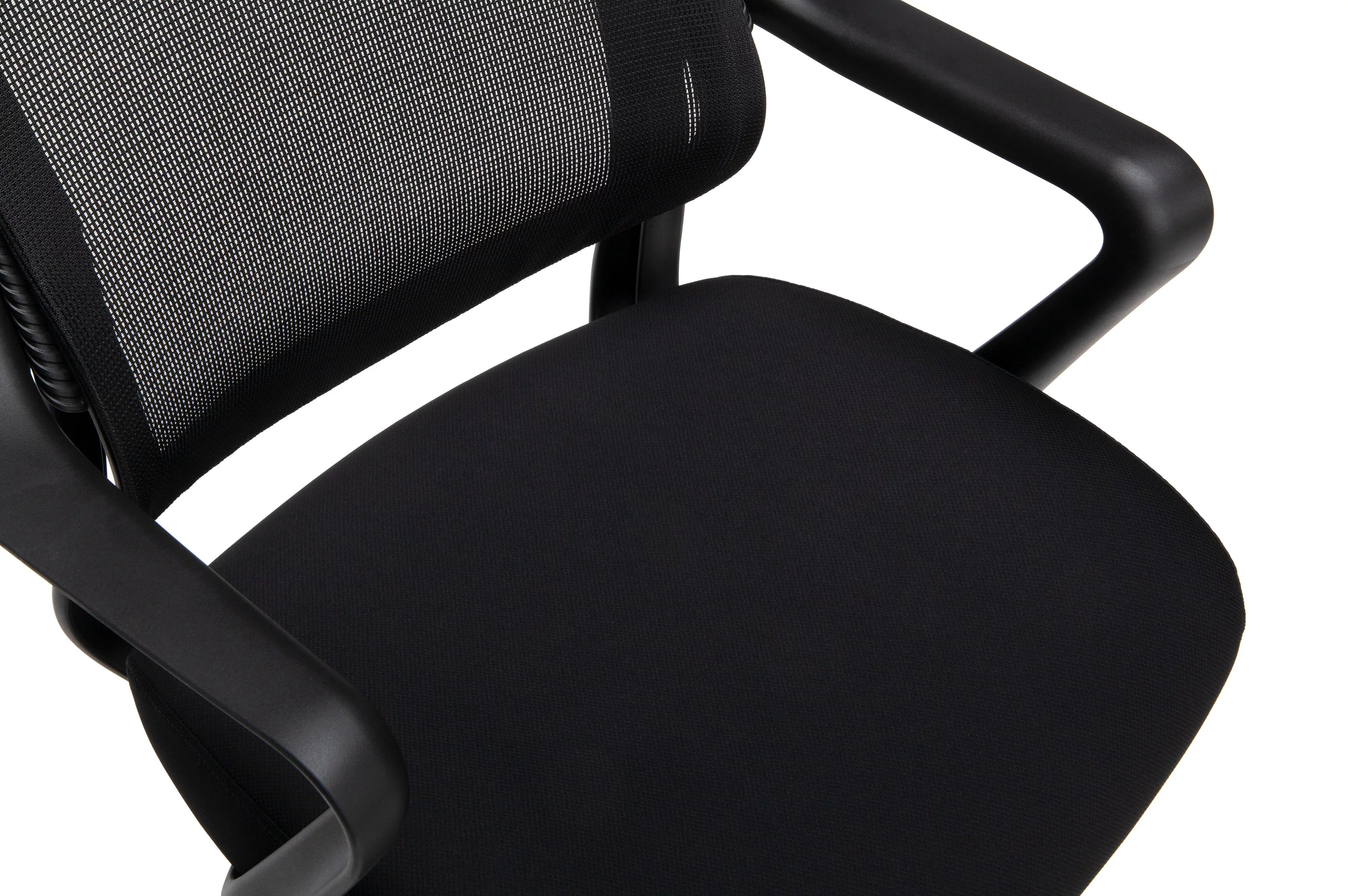 HON Basyx Helium Commercial-Grade Light Task Chair, Office Chair, in Black (BSX100VA10T)