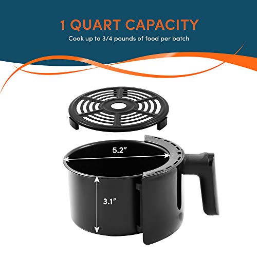 Elite Gourmet EAF0852SS 8.5Qt. Capacity Air Fryer Oven, Air Fry, Broil, Toast, Bake & Broil with Convection, Time and Temperature Controls, 800-Watts, Includes 25 Delicious Recipes, Stainless Steel