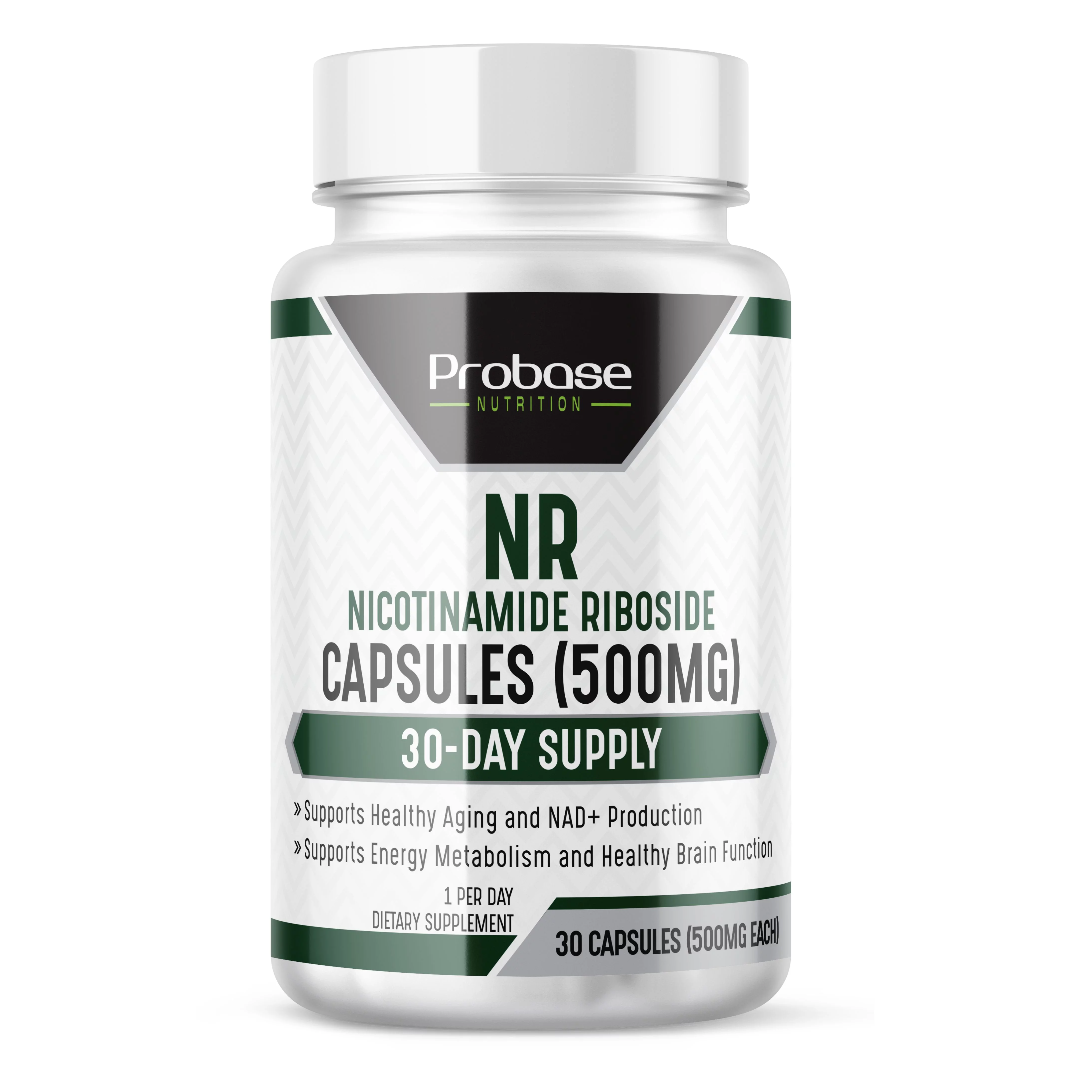 Nicotinamide Riboside (NR) Capsules 30ct/500mg NAD+ Boosting Supplement