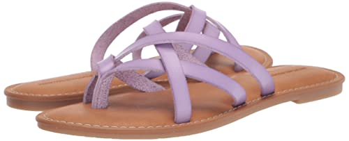 Amazon Essentials Women's Strappy Slide Flat Sandal