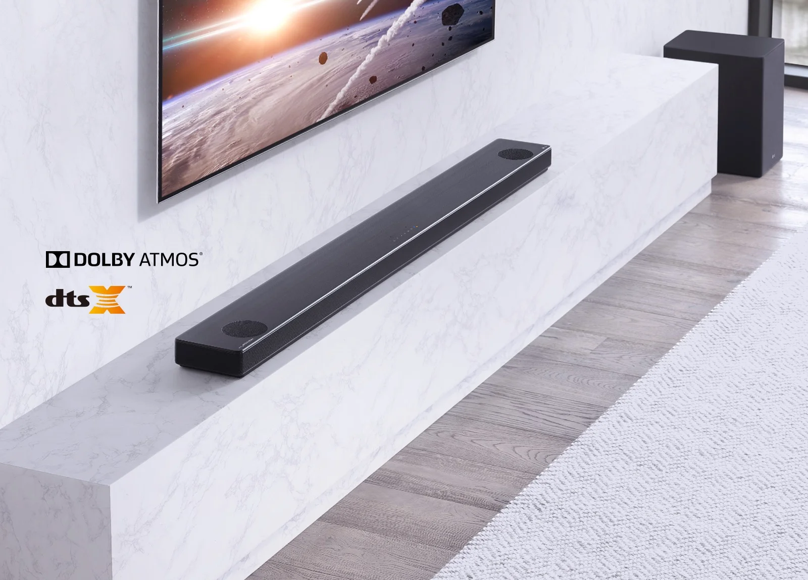 LG 3.1.2 Channel High-Resolution Audio Sound Bar with Dolby Atmos - SPD7Y