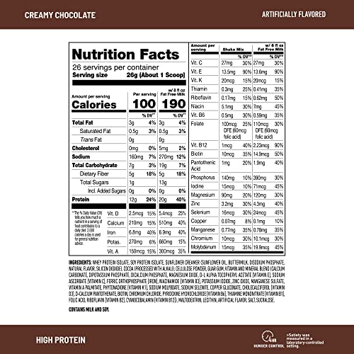 SlimFast Protein Shake, Chocolate- 20g Protein, Meal Replacement Shake Ready to Drink, High Protein with Low Carb and Low Sugar, 24 Vitamins and Minerals, 12 Count (Pack of 1) (Packaging May Vary)