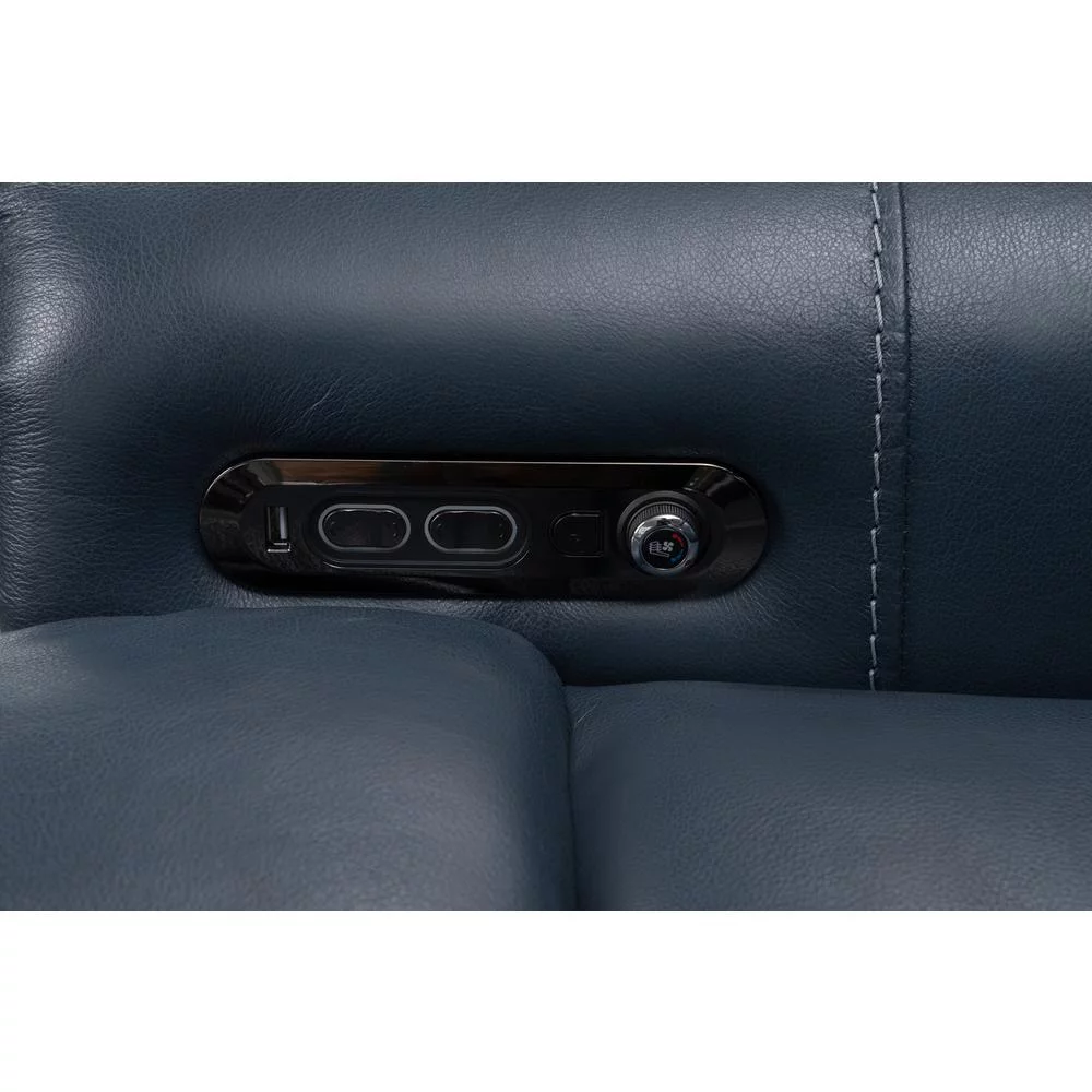 Barcalounger 9PHHC-3717 Demara HC Power Recliner & Heating / Cooling, Blue