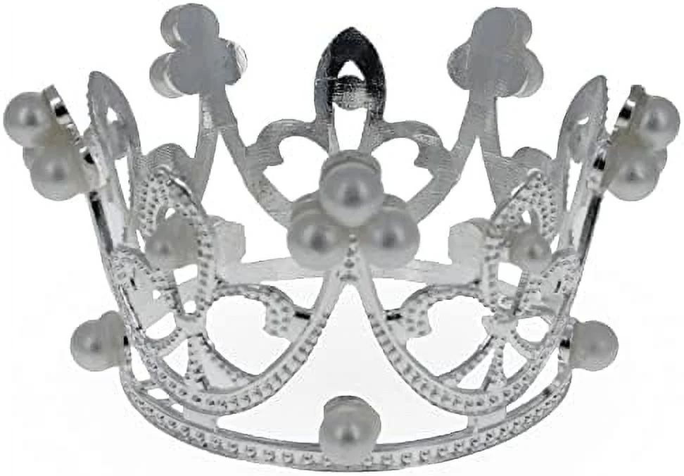 large crown silver tone metal and ostrich egg stand holder display