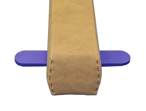 Tumbl Trak 8 Foot Addie Gymnastics Training Suede Balance Beam, High and Low Beam Gymnastics for Home, Non Slip Base, Competition Feel