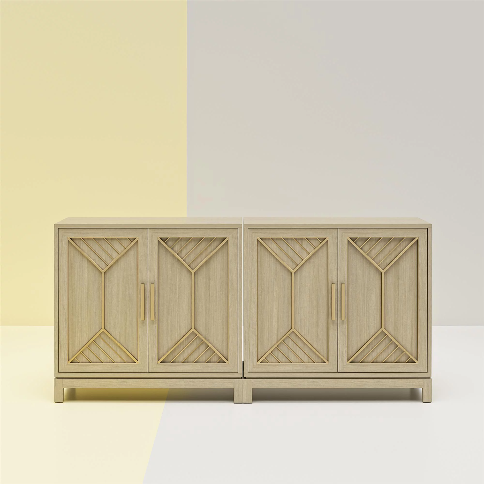 Mr. Kate Neely Accent Cabinet, Pale Oak