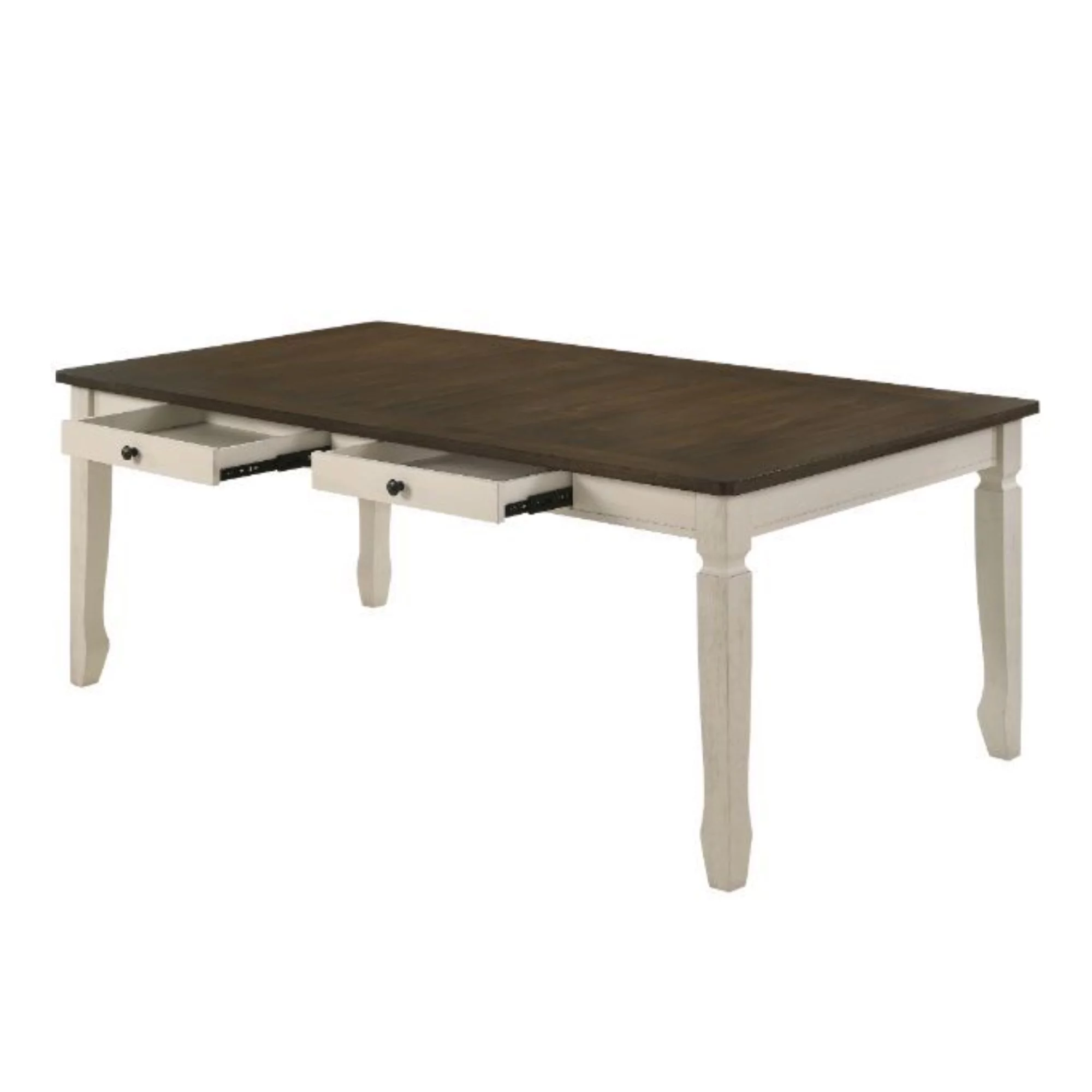 Ergode Dining Table Weathered Oak & Cream Finish