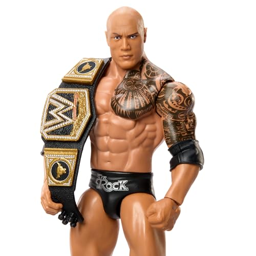 WWE The Rock Main Event Champions 5 Toy Wrestling Action Figure