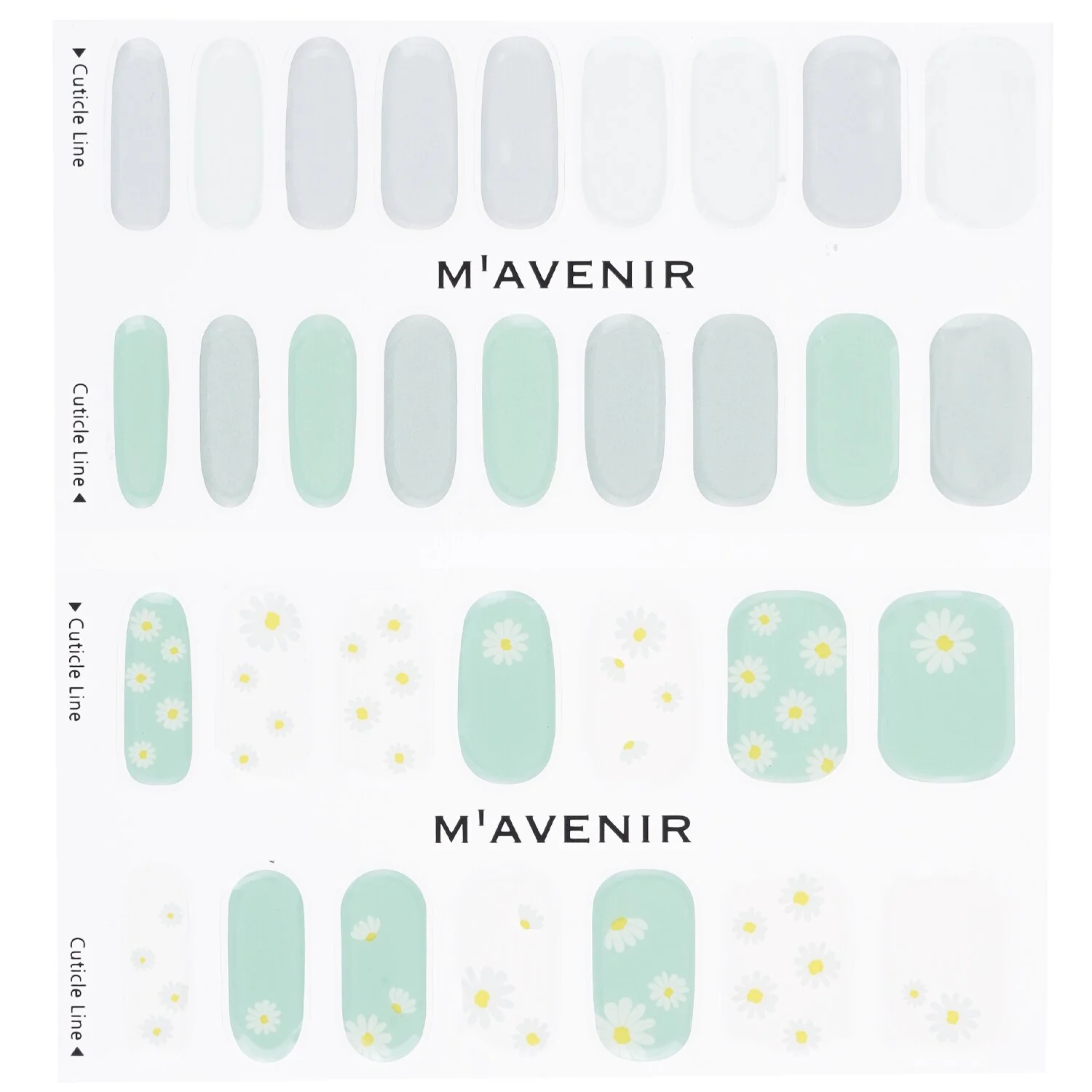 Mavenir Nail Sticker (Assorted Colour) - # Lollipops Nail  32pcs