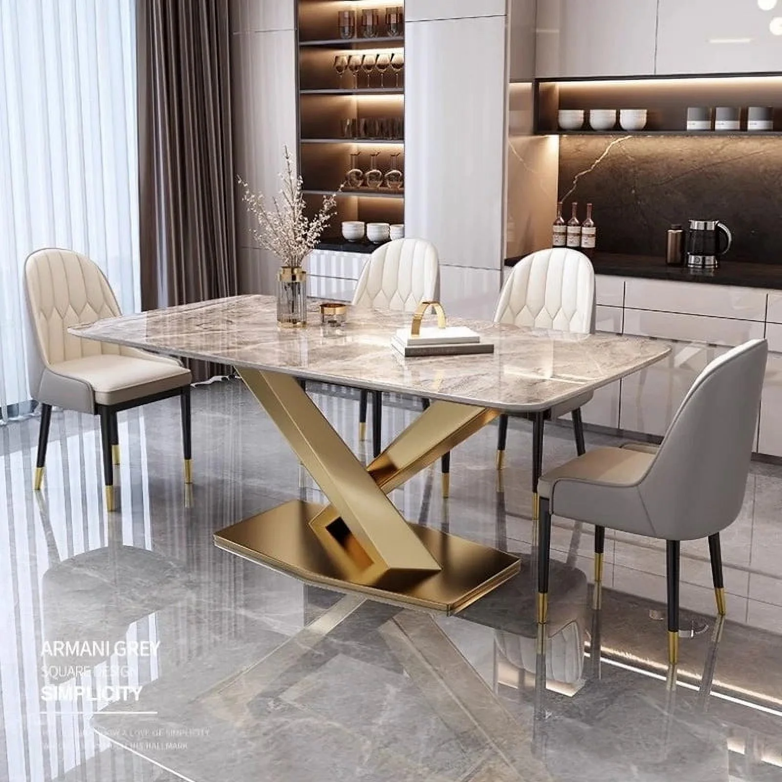 Stone Desk Coffee Table Kitchen Side Dinner High Pool Table Nordic Black Small Zestawy Mebli Ogrodowych Apartment Furniture