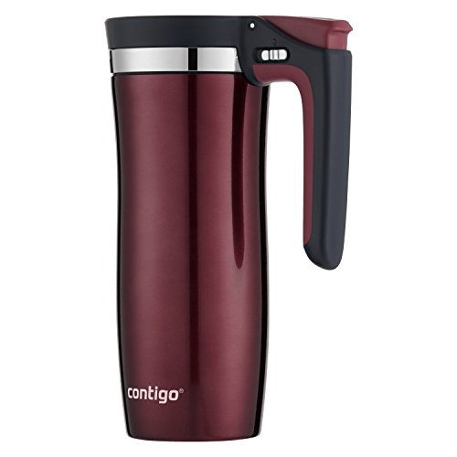 Contigo Handled AUTOSEAL Stainless Steel Travel Mug with Easy-Clean Lid 16 oz.