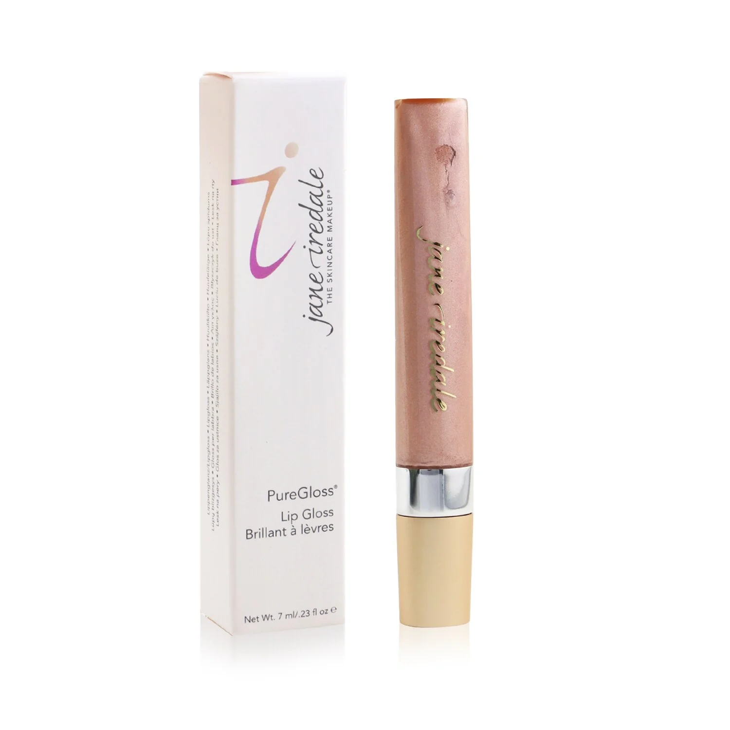 Jane Iredale PureGloss Lip Gloss (New Packaging) - Soft Peach  7ml/0.23oz