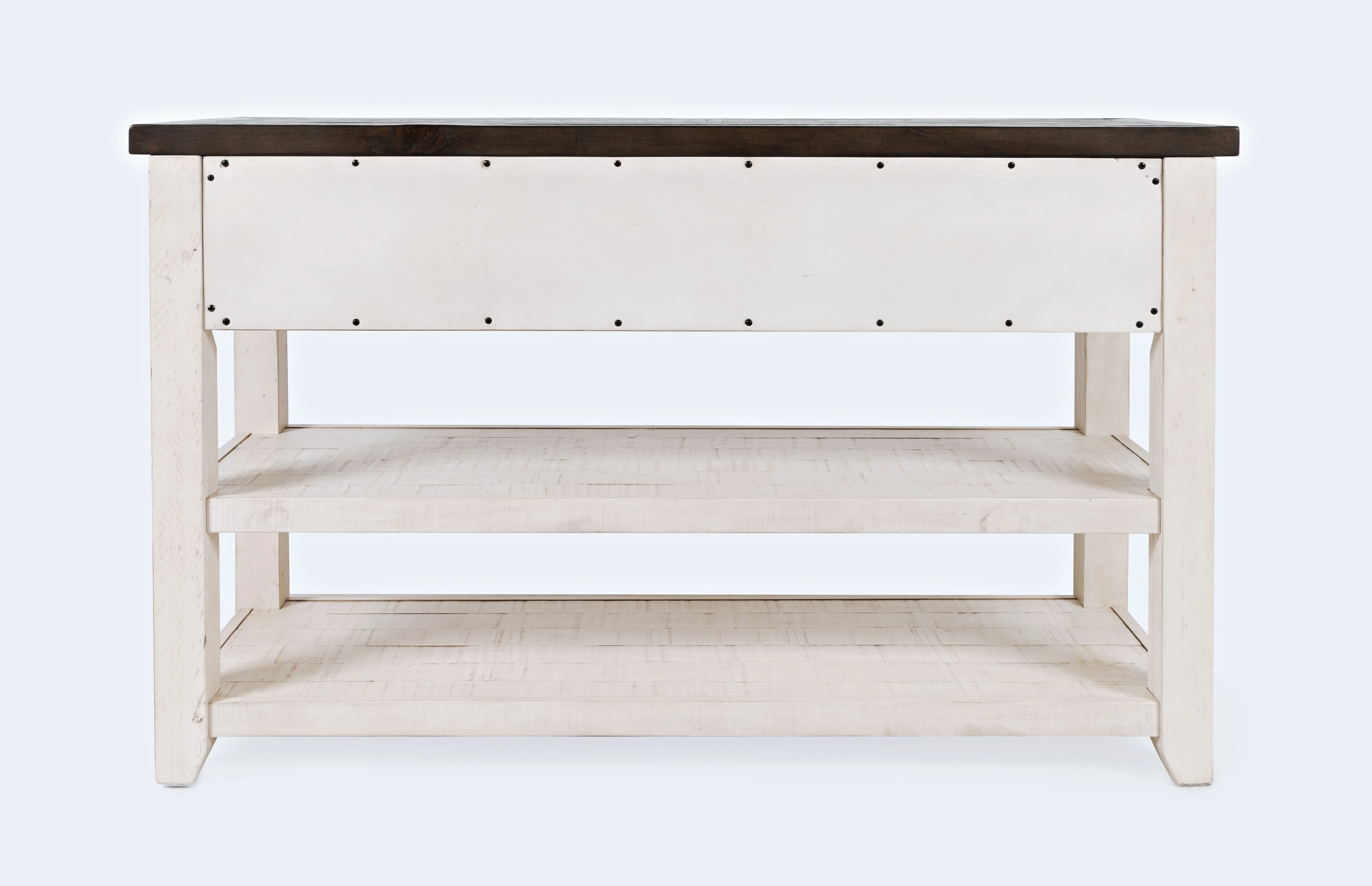 Jofran Madison County Rustic Reclaimed Pine Farmhouse Harris 50