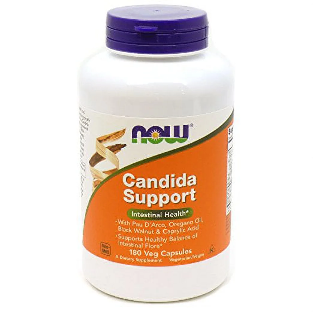 Now Foods - Candida Support 180 Veg Capsules (Pack of 2)