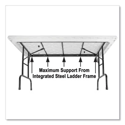 Adjustable Folding Tables, Rectangular, 60