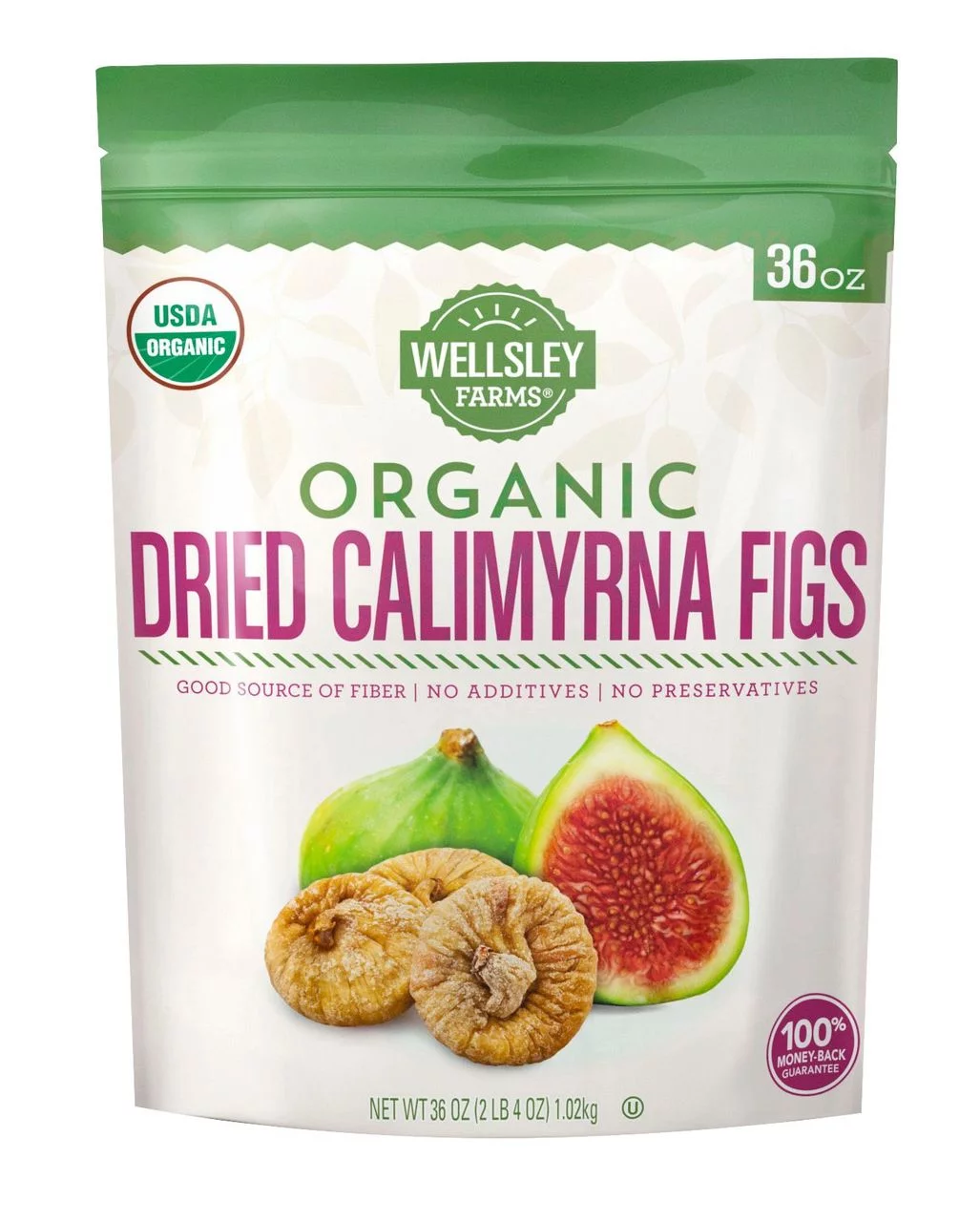 Wellsley Farms Organic Dried Calimyrna Figs, 36 oz.