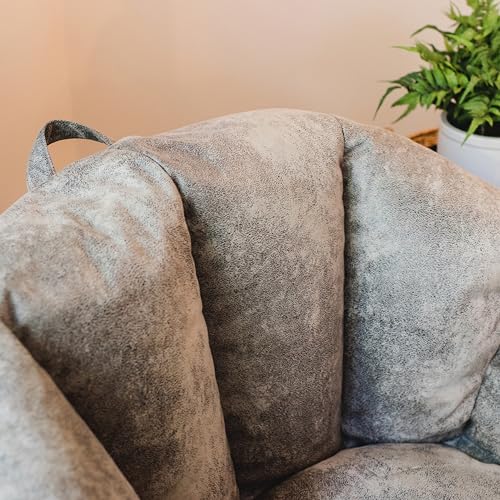 Big Joe Milano Lenox Denim Cobalt Beanbag Chair