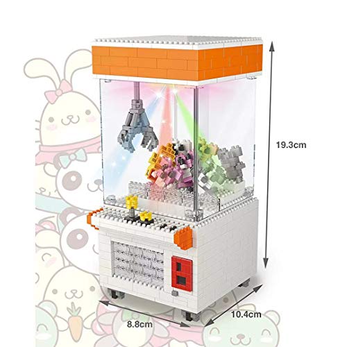 Claw Machinel Micro Blocks Display Sets for Kids or Adult,Mini Block Model Toy for Intelligence Education(596PCS)