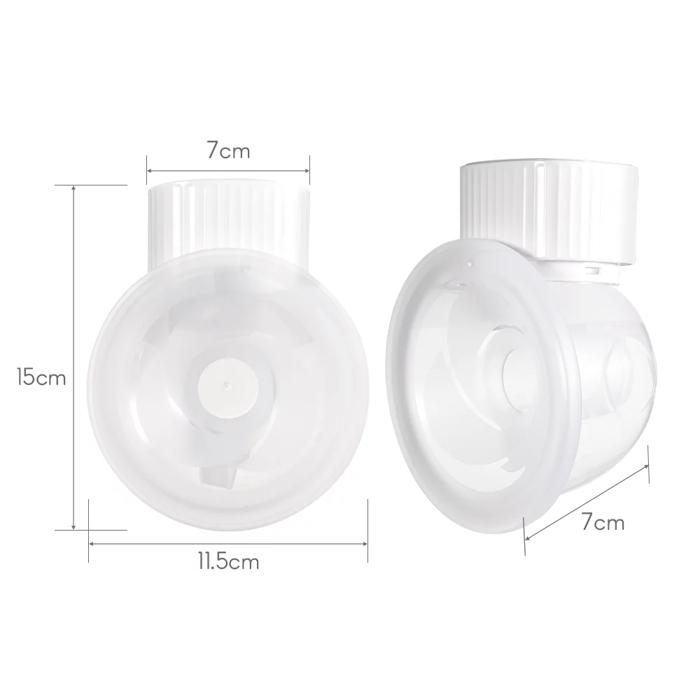 Hands Free Wearable Invisible Pump Portable Painless Low Noise Electric Feeding Pump Modes Suction Levels with Large Display Screen for Home Office Travel