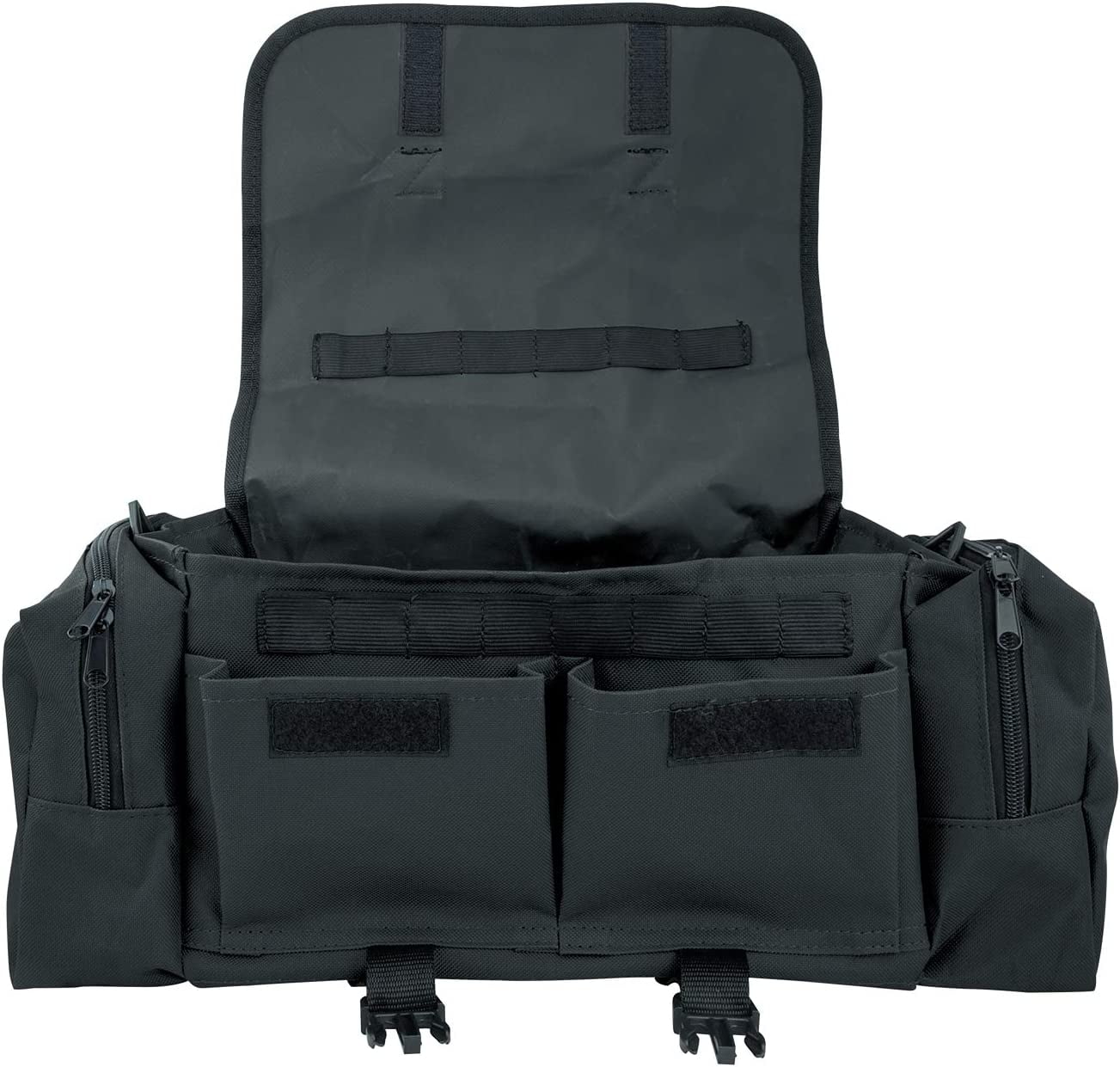 LINE2design Fully Stocked Ems Supplies First Responder Medical Bag Kit - Black