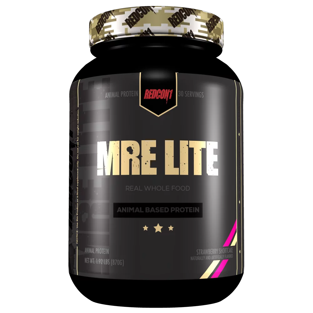 Redcon1 MRE Lite (Banana Nut Bread) 30 Servings, Animal Based Protein, Contains No Whey, No bloating, Keto Friendly, 2G Sugar, 24G Protein Protein Meal Replacement (1.92 lbs)