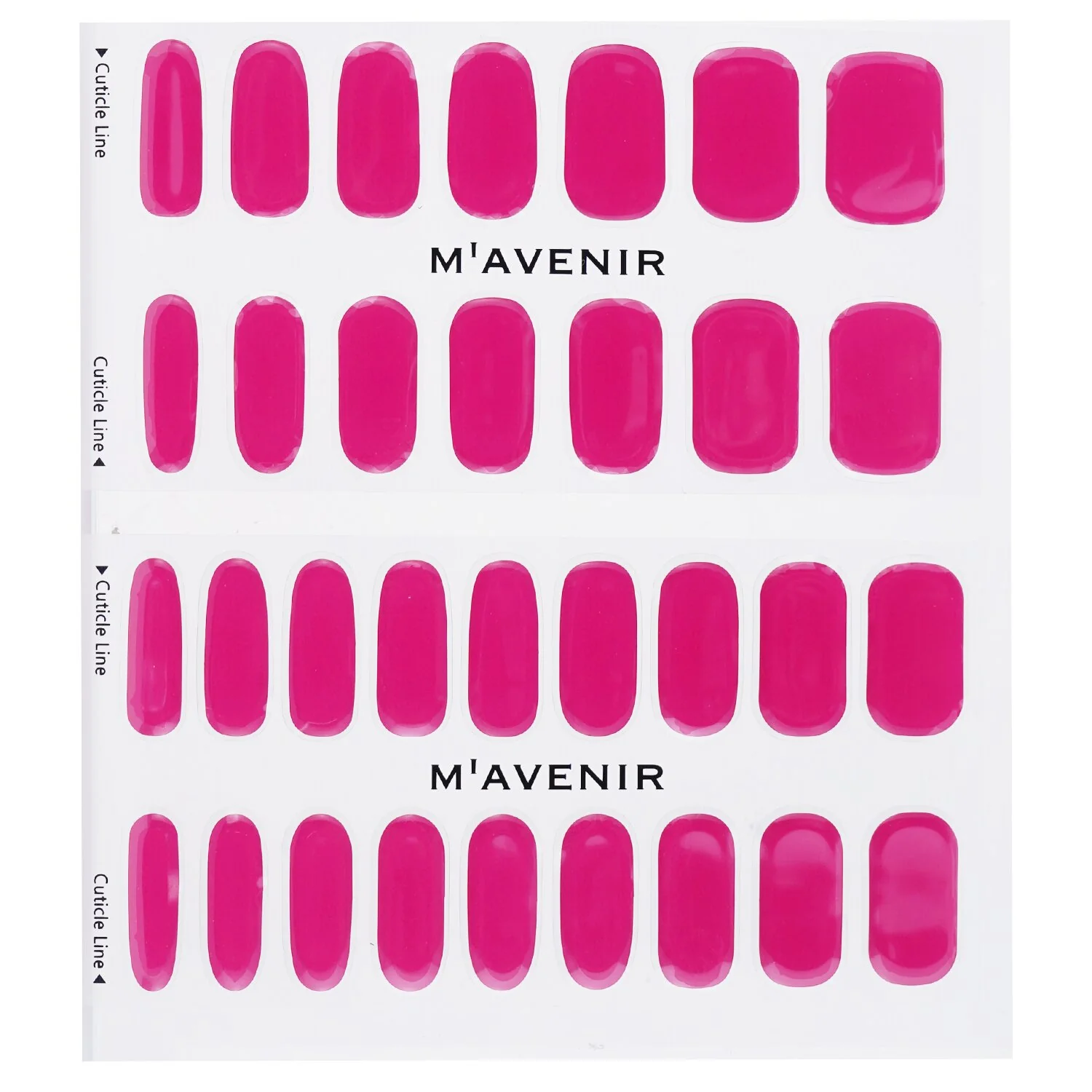 Mavenir Nail Sticker (Pink) - # Glass Soft Pink Nail  32pcs