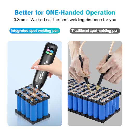 Handheld Battery Spot Welder, Automatic and Manual Modes Battery Welder for 18650 Battery