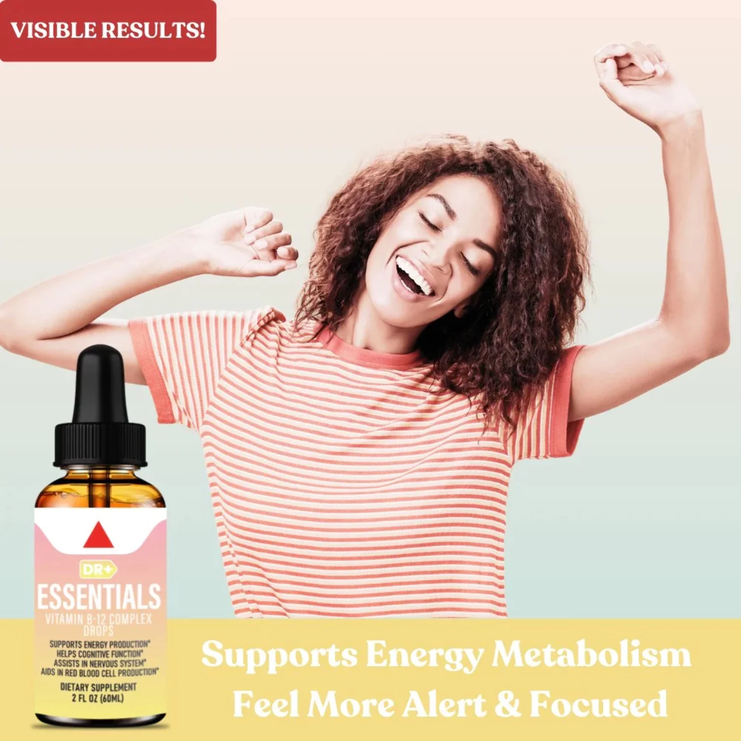 B-12 Drops - B-Complex - Energize Your Day with Vitamin B Boost | 2-Pack