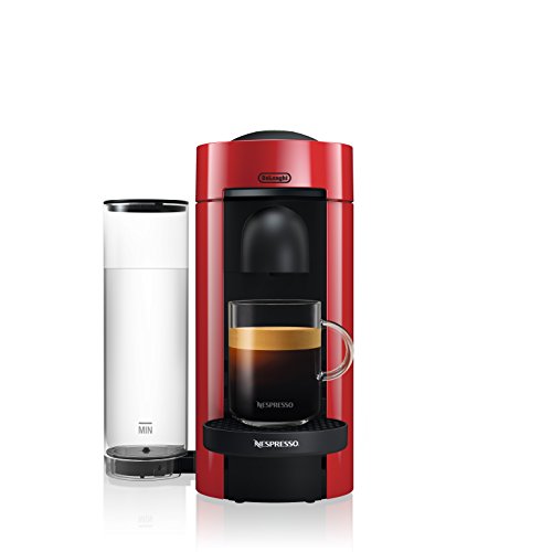 Nespresso Vertuo Plus Coffee and Espresso Maker by De'Longhi, Grey with Aeroccino Milk Frother