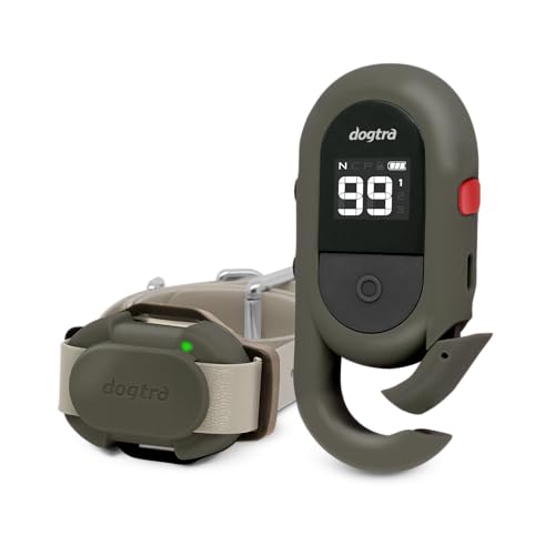 Dogtra CUE Gen 2 Tan – Customizable E-Collar for Dogs Training Collar with Remote – Easy, Safe, Beginner-Friendly Design – 99 Levels, Vibration, Boost, Waterproof, Rechargeable, 400-Yard Range
