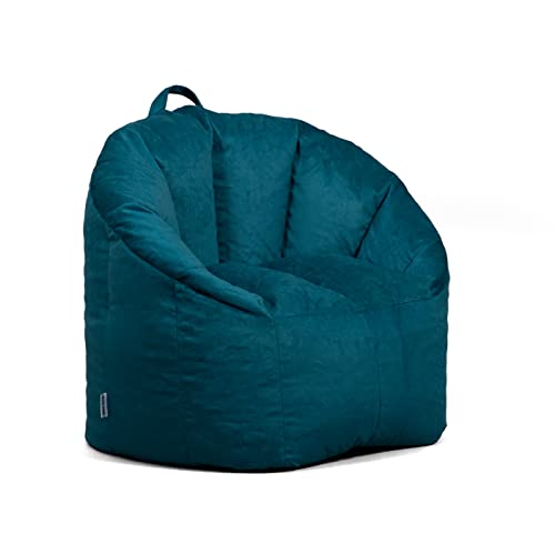 Big Joe Milano Lenox Denim Cobalt Beanbag Chair